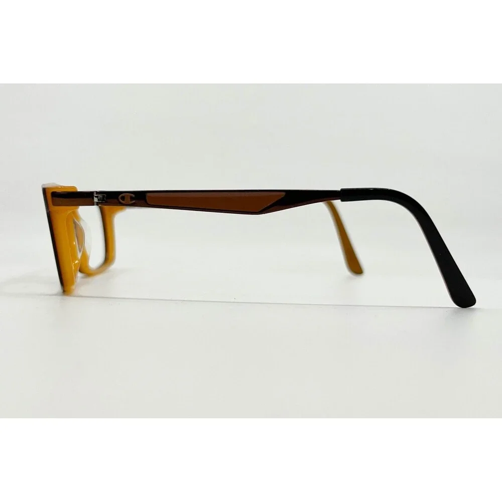 Champion Eyeglasses Kids Black Orange CU 9004 CA01 Rectangular 49-17-120